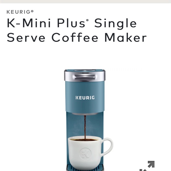 Keurig Kitchen Keurig Kmini Plus Single Serve Coffee Maker In Evening Teal Poshmark